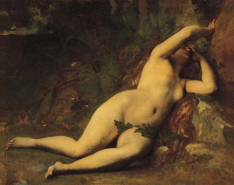 Alexandre Cabanel Eve After the Fall Sweden oil painting art